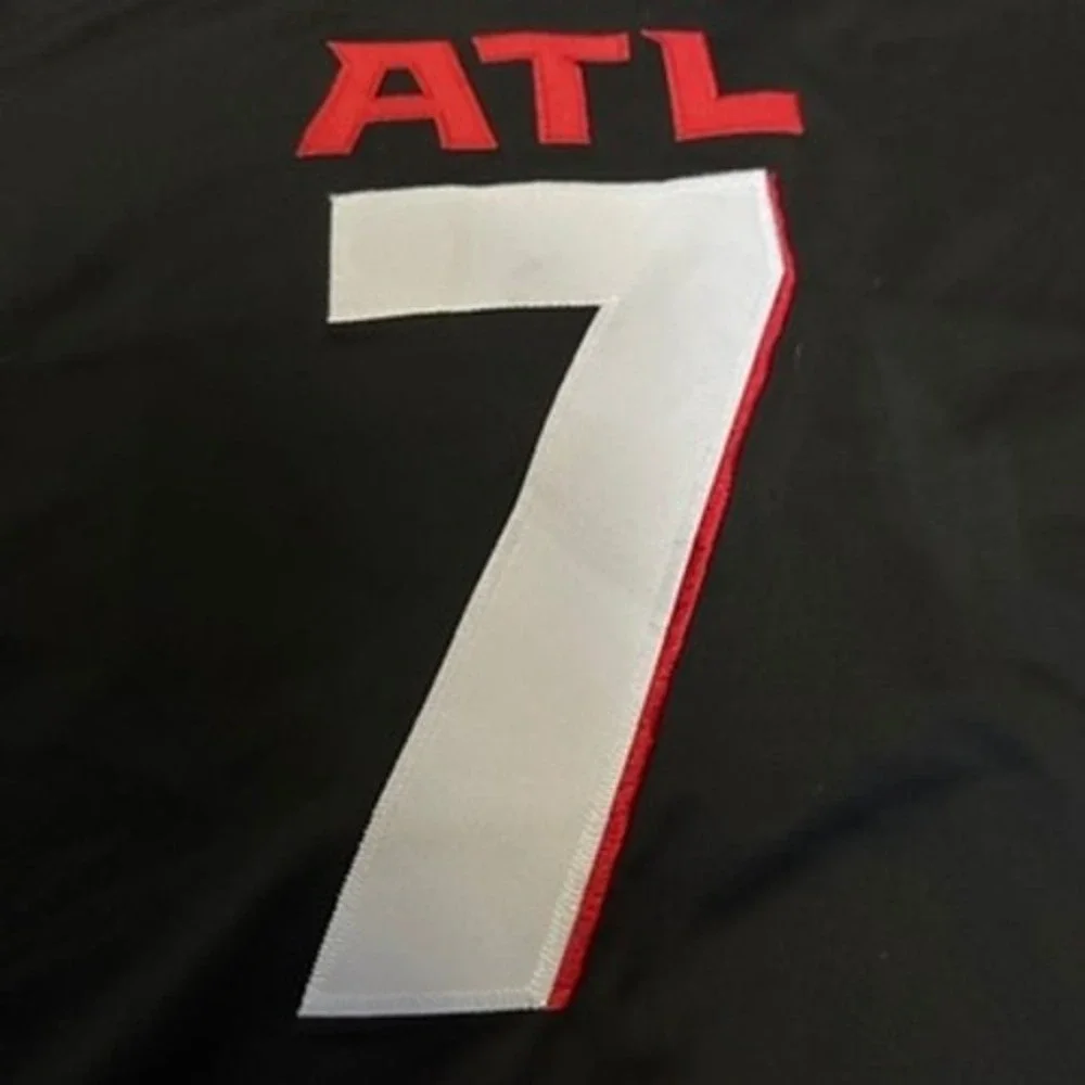 Nike Atlanta Falcons Younghoe Koo 7 On Field Jersey Mens Medium Black Red NFL